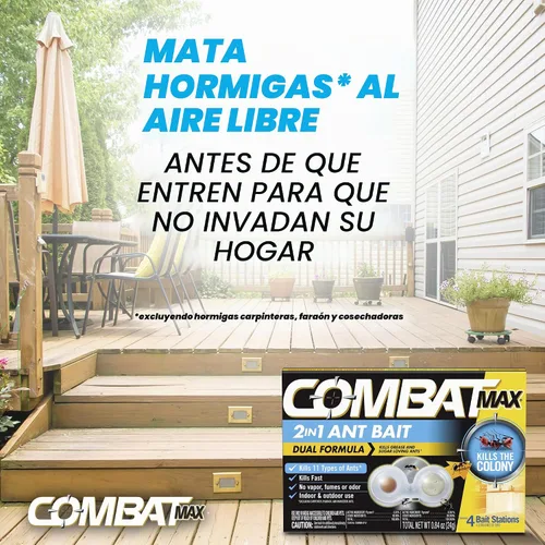 Vista 7 de Combat Max 2 en 1 Estación de cebo para hormigas, 4