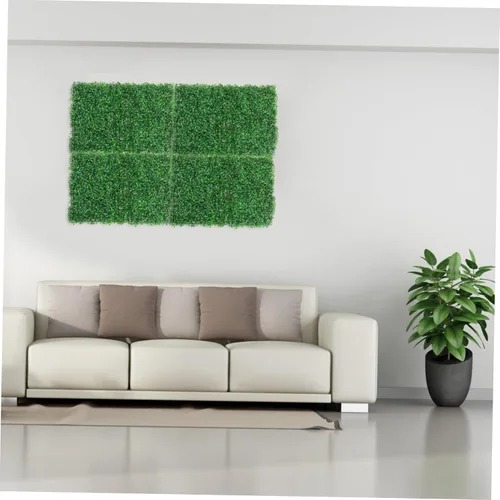 Vista 5 de Yardwe Plantas artificiales Planta Pared Plantas verdes artificiales Vegetación de plástico