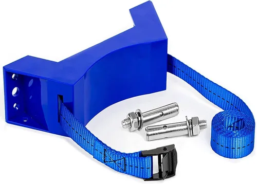 Vista 14 de Soporte de pared cilíndrica, soporte de tanque de nitrógeno resistente con tornillos SUS 304 y correa de 59 pulgadas compatible con 4 a 12 pulgadas