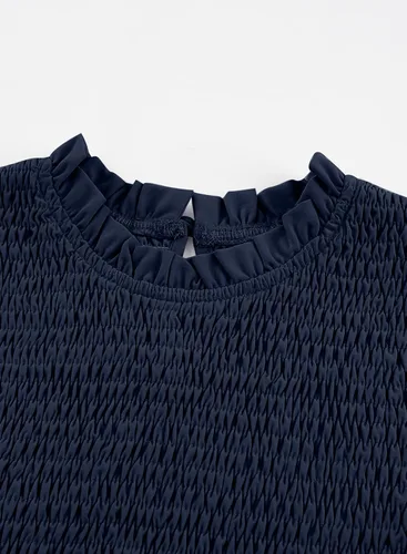 Vista 4 de blibean Vestidos de un solo hombro para niñas de 6 a 15 años