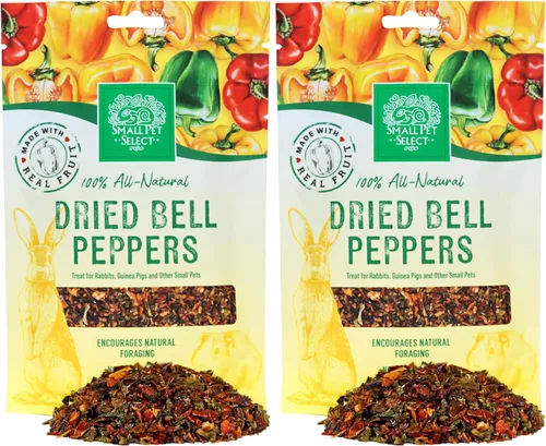 Vista 10 de Small Pet Select - Pimiento seco, un regalo natural para conejos y cobayas, 2 onzas