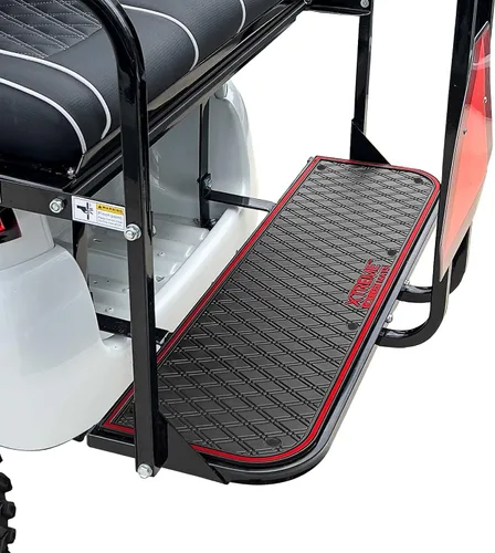 Vista 8 de Rear Step Rubber Floor Mat for Golf Cart Models Equipped with MadJax Genesis 150, GTW MACH1, or MODZ Flip4 Rear Seat Kits Durable Full Coverage