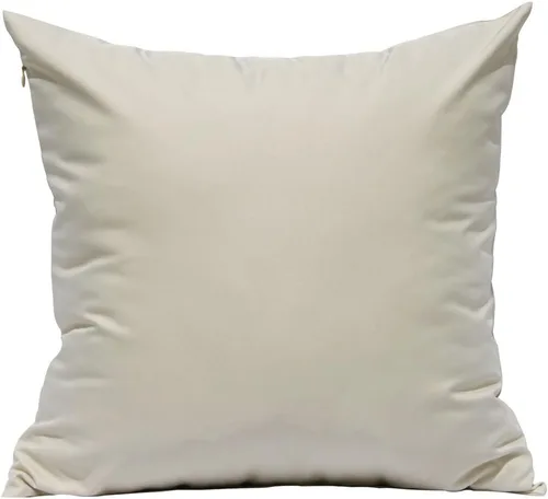 Vista 17 de TangDepot Fundas de almohada sólidas de seda sintética duradera, fundas de almohada cuadradas decorativas, fundas de almohada para interiores y Azul