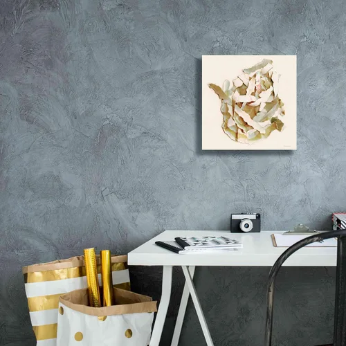 Vista 7 de Epic Graffiti Kamdon Kreations - Lienzo decorativo para pared, diseño giclée "Nested with Grace", 12 x 12 pulgadas