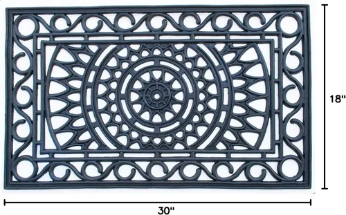 Vista 2 de Imports Decor - Felpudo de goma Sunrise, 18 x 30 pulgadas