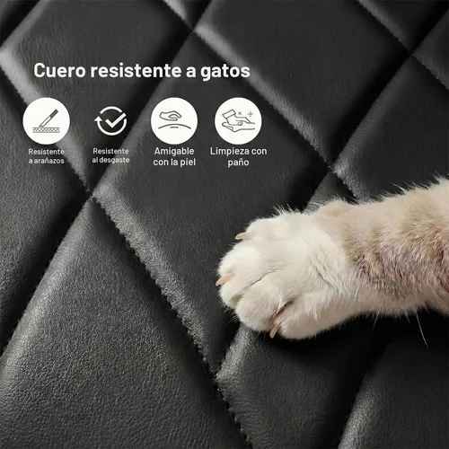 Vista 4 de Silla de Escritorio sin Brazos, Silla de Oficina para el Hogar Moderna sin Brazos, Silla de Computadora Ajustable en Altura y con Movimiento, Silla