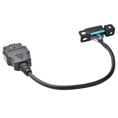 Vista 5 de iKKEGOL Conjunto de Cable Completo de 16 Pines OBD2 Macho a Hembra con Soporte de Montaje Bajo el Tablero y Conector de Extensión de Arnés