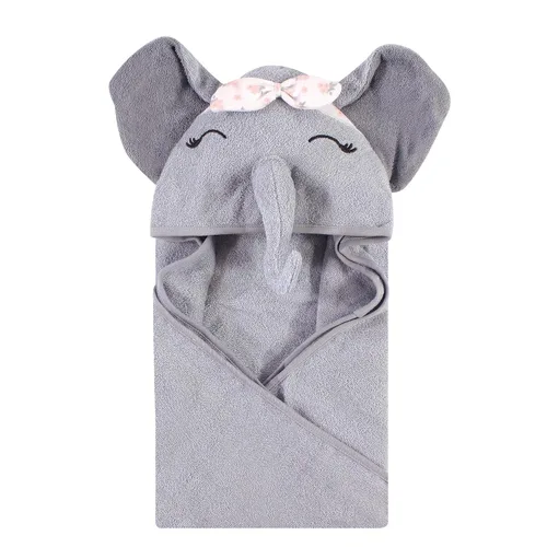 Vista 69 de Hudson Baby Toalla con capucha unisex de algodón con cara de animal para bebé, cocodrilo, talla única