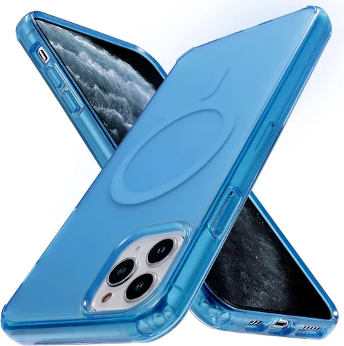 Vista 71 de Tigowos Funda Magnética para iPhone Air Compatible con MagSafe Resistente a Caídas de 16 Pies Cubierta Trasera con Sensación de Piel Mate a Prueba