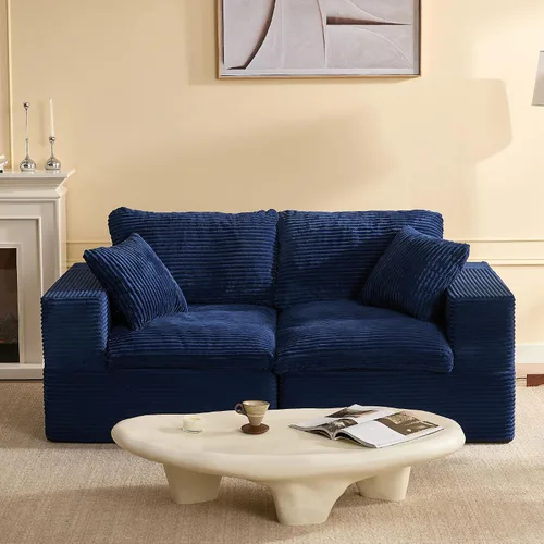 Vista 41 de Sofás seccionales de 106.3 pulgadas para sala de estar, sofá en nube, sofá modular seccional, sofá convertible, sofá de asiento profundo, juego