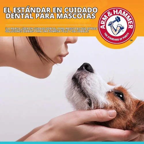 Vista 5 de Arm & Hammer Fresh Breath - Kit dental para perros, jengibre de vainilla
