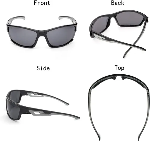Vista 5 de Just Go Gafas de sol deportivas polarizadas para béisbol, correr, ciclismo, pesca, golf