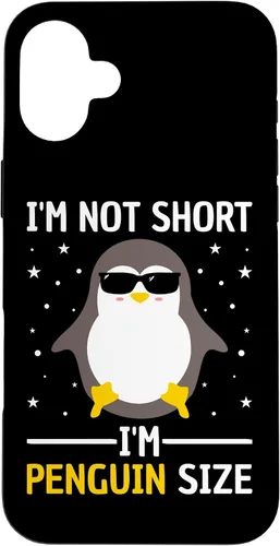Vista 23 de I'm Not Short I'm Penguin Size Men Women Funny Penguin Lover Case for iPhone 17