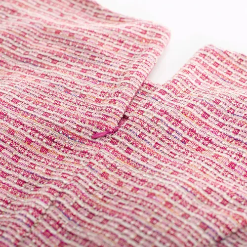 Vista 5 de JASAMBAC Vestidos de trabajo de verano para mujer, estilo vintage de los años 50, acampanados, vestido de tweed, vestido midi para iglesia, trajes
