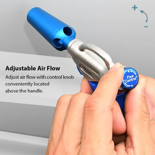 Vista 4 de FIRSTINFO A18563US Windstorm EX (2X Flow) Pistola de aire de alto rendimiento con flujo de aire ajustable