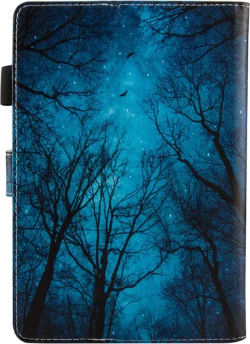 Vista 3 de Dteck Funda universal para tablet de 7.9 a 8.4 pulgadas, funda plegable de piel con tapa para Onn de 8 pulgadas, Samsung Galaxy Tab 8.0 pulgadas 8.4