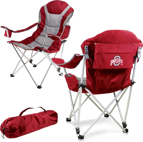Vista 69 de Picnic TIME NCAA Arkansas Razorbacks Reclining Camp Chair - Beach Chair for Adults - Sports Chair with Carry Bag