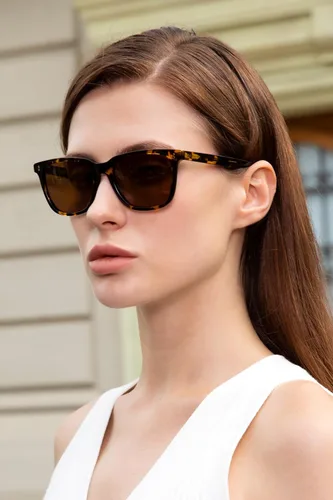 Vista 20 de Carfia Chic - Lentes de sol polarizados para mujer, protección UV400, marco de acetato pulido a mano
