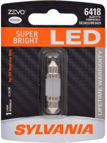Vista 15 de Foco LED blanco Sylvania Zevo 168 T10 W5 W (Paquete de 1), 168, Blanco