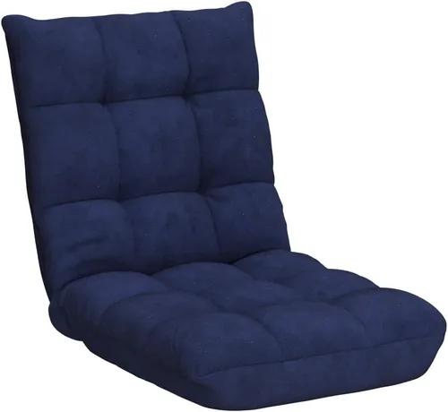Vista 5 de Sillón de piso para interiores, sofá ajustable de suelo, sofá de burbujas perezosas para adolescentes y adultos, cojín acolchado cómodo silla