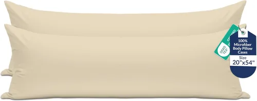 Vista 79 de Royale Linens Paquete de 2 fundas de almohada de tamaño estándar de 20 x 26 pulgadas, microfibra cepillada, fundas de almohada de cama, resistentes