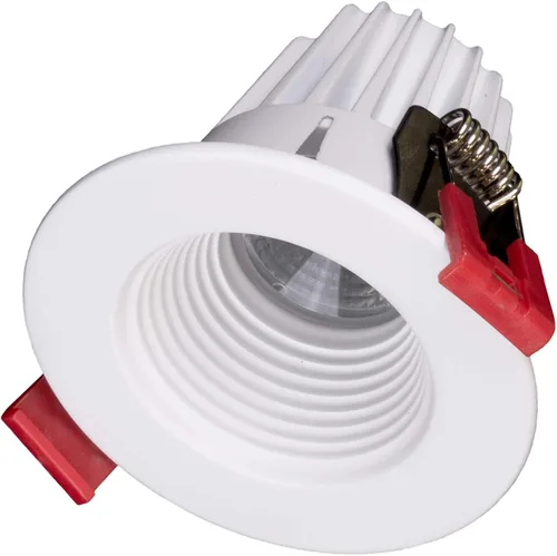 Vista 3 de NICOR Iluminación LED redonda empotrable de 2 pulgadas en blanco, 4000 K (DRD211204KWH)
