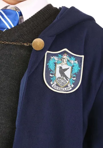 Vista 5 de Batas temáticas de la casa de Hogwarts Fantastic Beasts para niños, bata vintage de Hogwarts, disfraz de mago de Harry Potter para cosplay