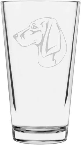 Vista 389 de Podenco Canario - Vaso de pinta de 16 onzas con temática de perro personalizado