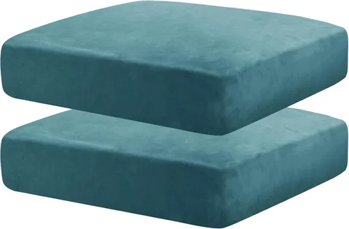 Vista 20 de MAXIJIN Fundas de cojín elásticas de terciopelo para sofá, funda de cojín suave de repuesto para sofá de dos plazas, protector de asiento