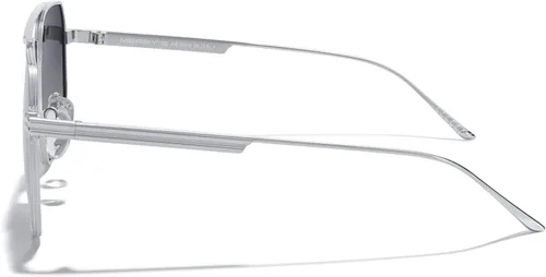 Vista 3 de MERRY'S Gafas de sol cuadradas polarizadas de gran tamaño para mujeres y hombres, sombras retro vintage UV400 clásicas de metal grandes