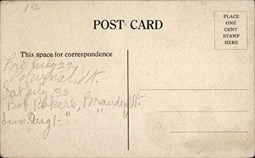Vista 2 de Grand View Farm House Pownal, Vermont VT Original Antique Postcard