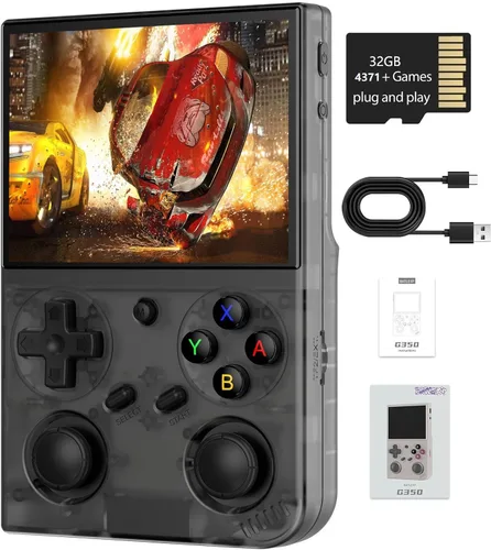 Vista 13 de Anbernic RG40XX V - Consola de juegos de mano retro, RG40XXV de 4.0 pulgadas, pantalla IPS sistema Linux integrado 64G TF tarjeta 5528
