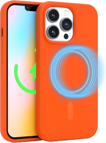 Vista 16 de FELONY CASE Funda de silicona verde neón para iPhone 12 Pro Max Silicona líquida con forro de microfibra antiarañazos, funda protectora a prueba