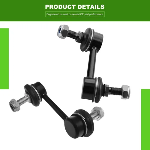 Vista 8 de SCITOO Kit de suspensión delantera de 12 piezas, 2 brazos de control superior y rótula 2 brazos de control inferiores, 2 rótulas inferiores, 4