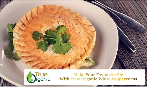Vista 4 de True Organic Polvo de granos de pimienta blanca, 16 onzas, pimienta orgánica certificada por USDA y Kosher, granos de pimienta blanca orgánica