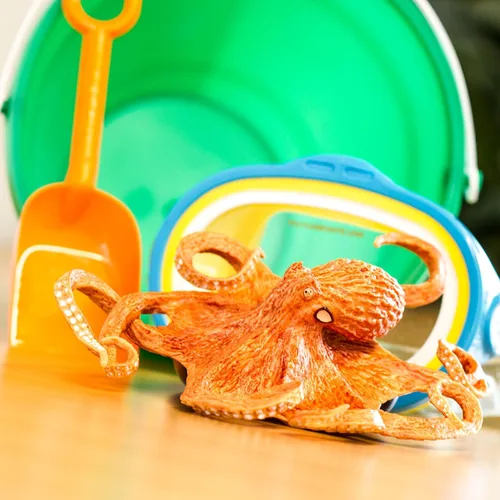 Vista 5 de Figura de pulpo pacífico gigante de Safari Ltd Incredible Creatures.
