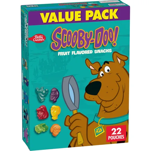 Vista 8 de Scooby-Doo Snacks con sabor a frutas, sin gluten, aperitivos para niños, 10 unidades, 8 onzas (paquete de 8)
