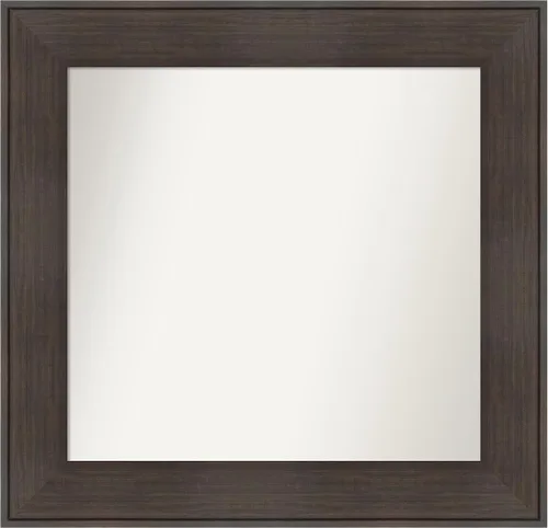 Vista 49 de Amanti Art Espejo personalizado, espejo de baño de veta de madera rústica William, espejo de pared o espejo de tocador de baño sobre el fregadero