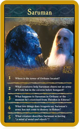 Vista 4 de Top Trumps Juego de preguntas El Señor de los Anillos