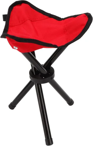 Vista 7 de RiToEasysports Taburete trípode para camping, portátil plegable trípode, silla de campamento ligera para senderismo, caminar, pesca, viajes, mesa