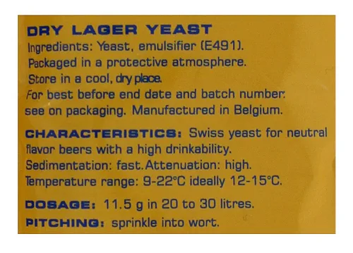 Vista 3 de Fermentis - FBA_s-189 0.41 oz Saflager S-189 Levadura seca Lager