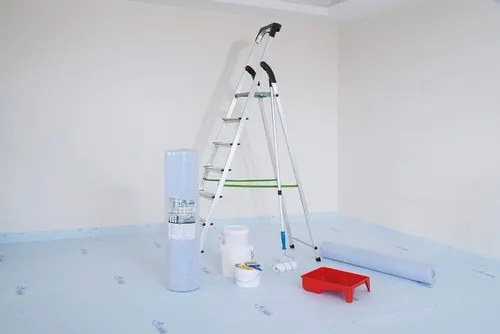 Vista 9 de Protección Temporal para Pisos 36'' x 100' - Antideslizante, Fácil de Aplicar, Ahorra Tu Tiempo - 100% A Prueba de Pintura – Material Reutilizable