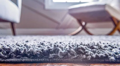 Vista 56 de Unique Loom Colección Davos Shag - Alfombra Lino