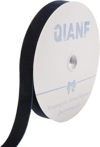 Vista 23 de QIANF Cinta de terciopelo, carrete de 1 1/2 pulgadas por 25 yardas (rojo)