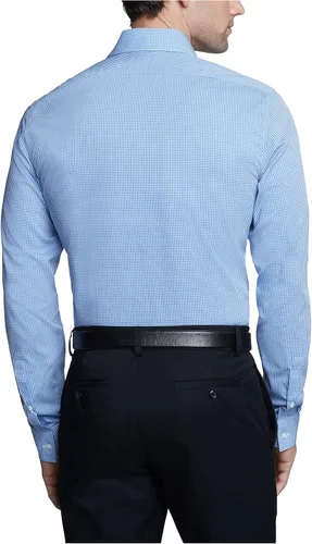 Vista 2 de Calvin Klein Camisa de vestir para hombre Slim Fit Non Iron Gingham