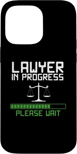 Vista 21 de Lawyer in Progress Scales of Justice Law School Student Case for iPhone 16