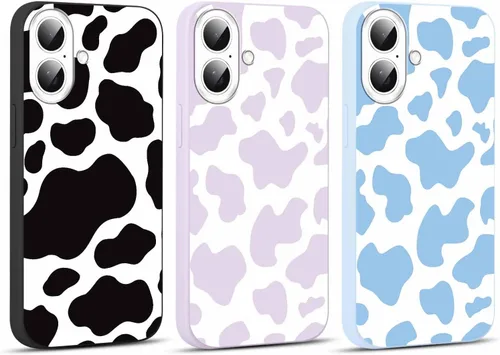 Vista 29 de Paquete de 3 Lindas Fundas con Estampado de Guepardo para iPhone 7/8/SE 2020/SE 2022 de 4.7", Fundas de Diseño Estético de Leopardo de Silicona