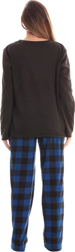 Vista 3 de Just Love - Conjunto de pijama ultrasuave para mujer, camisón, pantalón deportivo y calcetines a juego