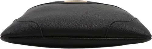Vista 4 de Bolso bandolera clásico de tamaño mediano con placa dorada