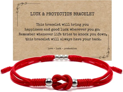 Vista 8 de LAMIBEE Infinity Surfer - Pulsera de la amistad con amor y amistad con color multicolor, cuerda de protección de nudo tibetano de la suerte tejida